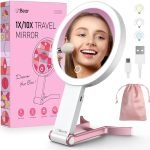 Best Lighted Magnifying Travel Makeup Mirror for Flawless On-the-Go Beauty